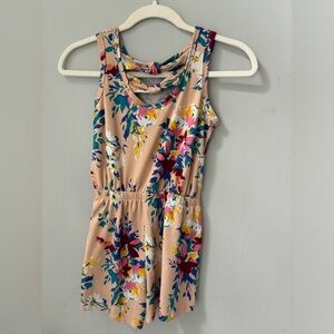Girls Floral Romper